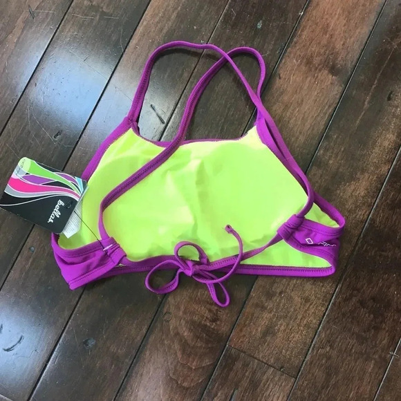 Dolfin bikini top Purple Women’s Size S Removable cups NWT Swim Beach Vacation - Picture 3 of 4